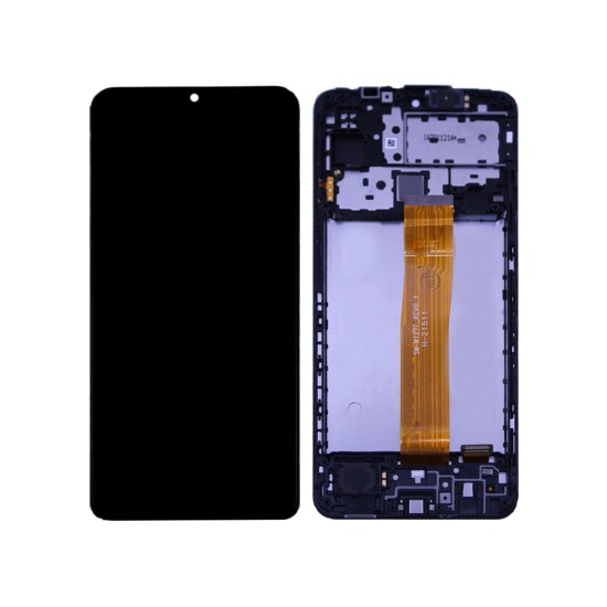 Touch+Display+Frame Samsung Galaxy M12/M127 Service Pack Preto